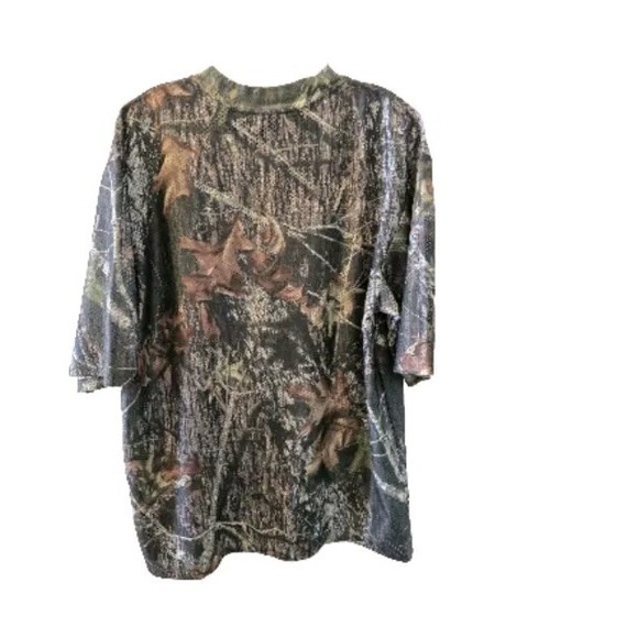 Red Head Prairie Camouflage Men's T-Shirt Short Sleeve Crew Neck Size L - Picture 7 of 8